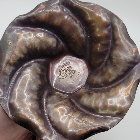 VTG Copper Craftsman Inc 700 Candlestick Holders (Candles NFS) - Picture 3 of 10